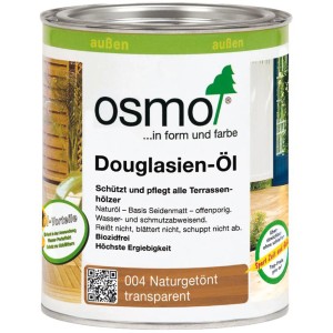 Dose Osmo Holzöl Spezial Douglasie 750ml für Holz im Außenbereich.