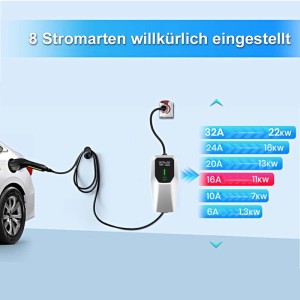 Junsun Typ 2 Ladekabel 11Kw Ev Ladegerät