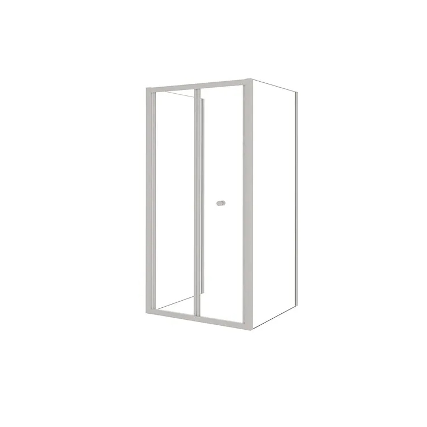 Duschparadies Duschkabine 80 x 90 x 90 cm U-FORM Duschkabine Höhe 185cm Duschtür x 2 Seitenwand 5mm ESG Sicherheitsklarglas Dusche U-Kabine