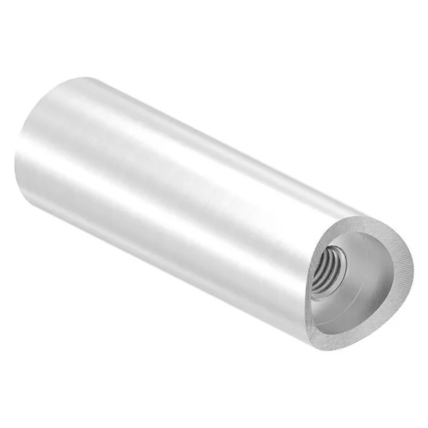 FeNau Wandhalter Edelstahl V2A Für Rohr Ø 42,4 mm L 75 mm M10 Innengewinde