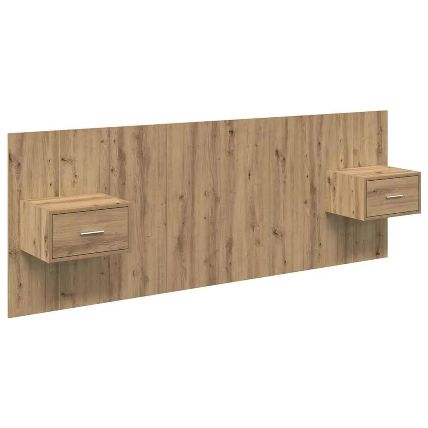 vidaXL Kopfteil mit Schrank 3 Stk Artisan-Eiche Holzwerkstoff 3415864