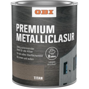 OBI Metallic Lasur Premium Titan 2,5 l