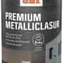 OBI Metallic Lasur Premium Titan 2,5 l für Holz im Innen- und Außenbereich.