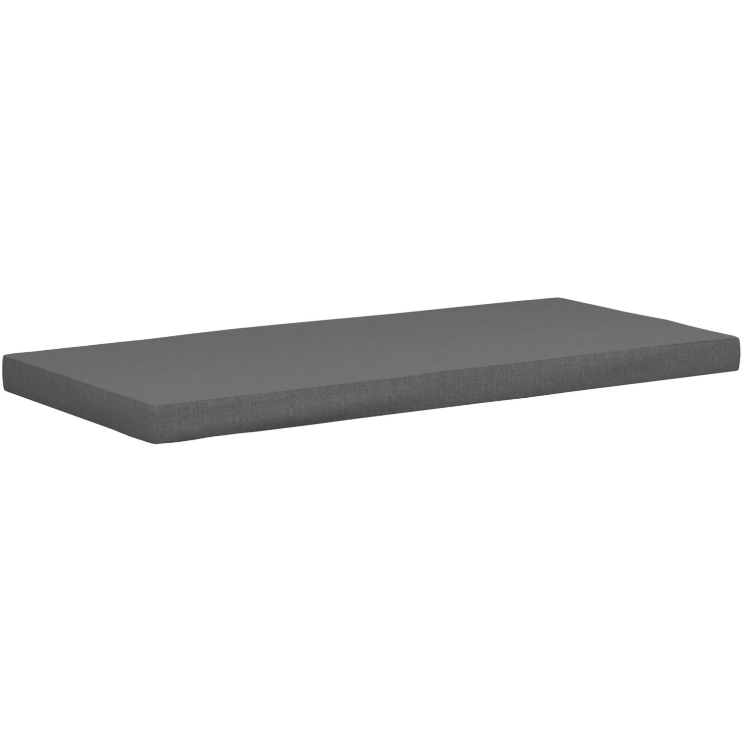 DELUKE Sitzkissen PARIS 106x48x8cm Kunststoff Dunkelgrau Sitzkissen Outdoor für Gartenbank