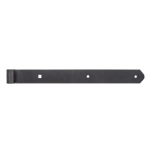 Schwarzes Alberts Duravis Ladenband, 400x40 mm, für Holztüren und Tore.