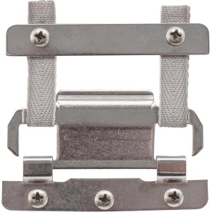 Schellenberg Rollladensicherung Automatik Maxi aus verzinktem Edelstahl, Detailansicht.