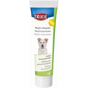 Trixie Multi-Vitamin Paste für Hunde, 100g Tube zur Stärkung der Abwehrkräfte.