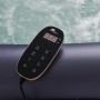 Nahaufnahme der Steuerung für MSpa Urban Whirlpool Nest AirJet, mit Display und Tasten.