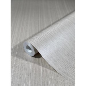 Glööckler Vliestapete Imperial Uni Streifen Grau, Rolle. Dekorative Tapete mit leichter Struktur.