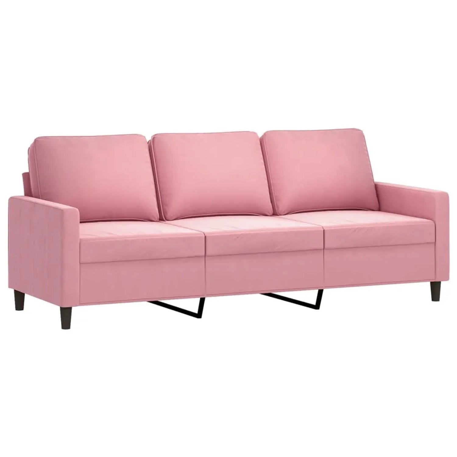 vidaXL 3-Sitzer-Sofa Rosa 180 cm Samt 359212 günstig online kaufen