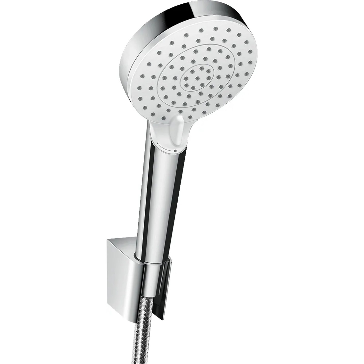 Hansgrohe Brausehalterset Vario Crometta EcoSmart Brauseschlauch 125cm Weiß/Chr.