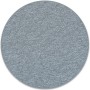 Runder, hellgrauer Teppich London mit Schlingenflor, Ø 200 cm. Moderner Teppich für Wohnräume.