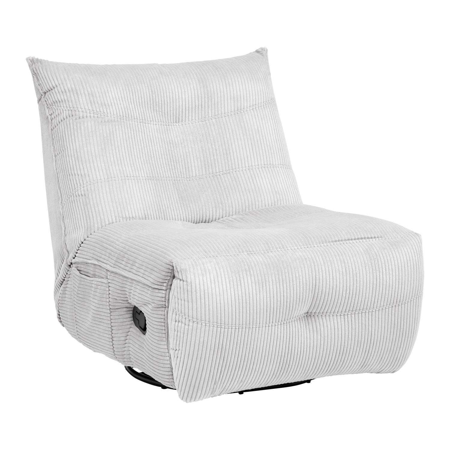 Bessagi Home Sessel Alura Creme Cord Drehbar