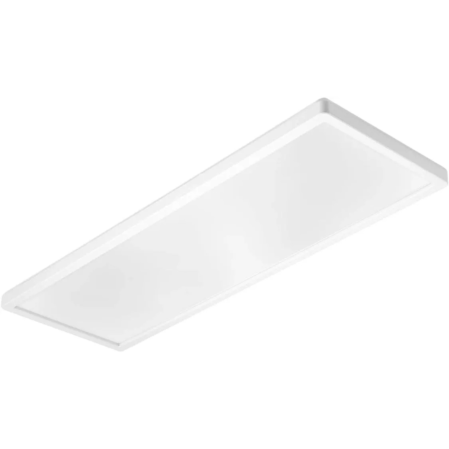 Nettlife Bowen II LED Deckenleuchte aus Kunststoff Weiß L 58 cm