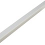 Weißes Duropan U-Profil, 270 cm lang, für Paneel-Zubehör.