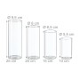 Relaxdays Vasen Set Glas Transparent 4 Größen_4
