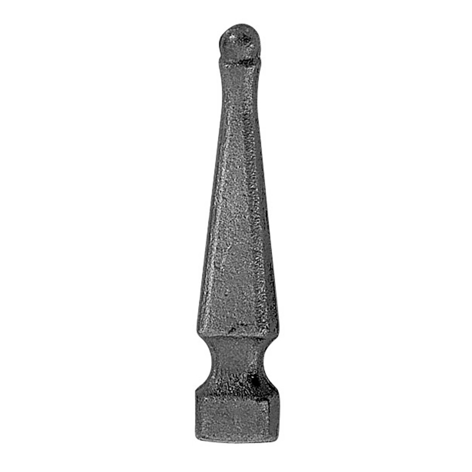 FeNau Zaunspitze Höhe 100 mm Material 20x20 mm Stahl S235JR Roh