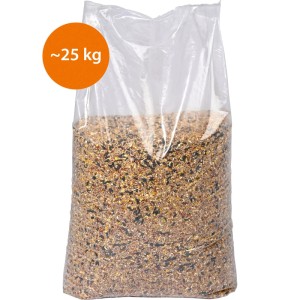 Dobar Winter-Streufutter für Wildvögel, 25 kg Sack mit Getreidekörnern und Saaten. Ideal für Winterfütterung.