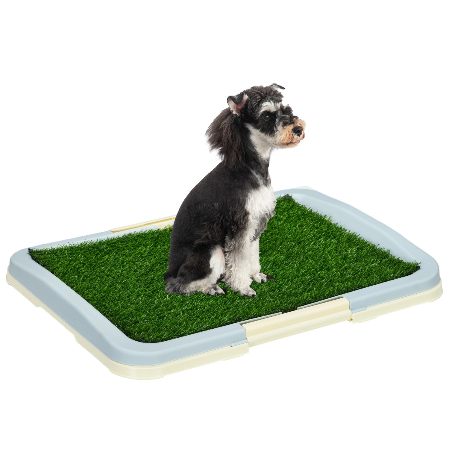 PawHut Hundetoilette Puppy Pee Pad, Welpentoilette, Hundeklo, Abnehmbar und günstig online kaufen