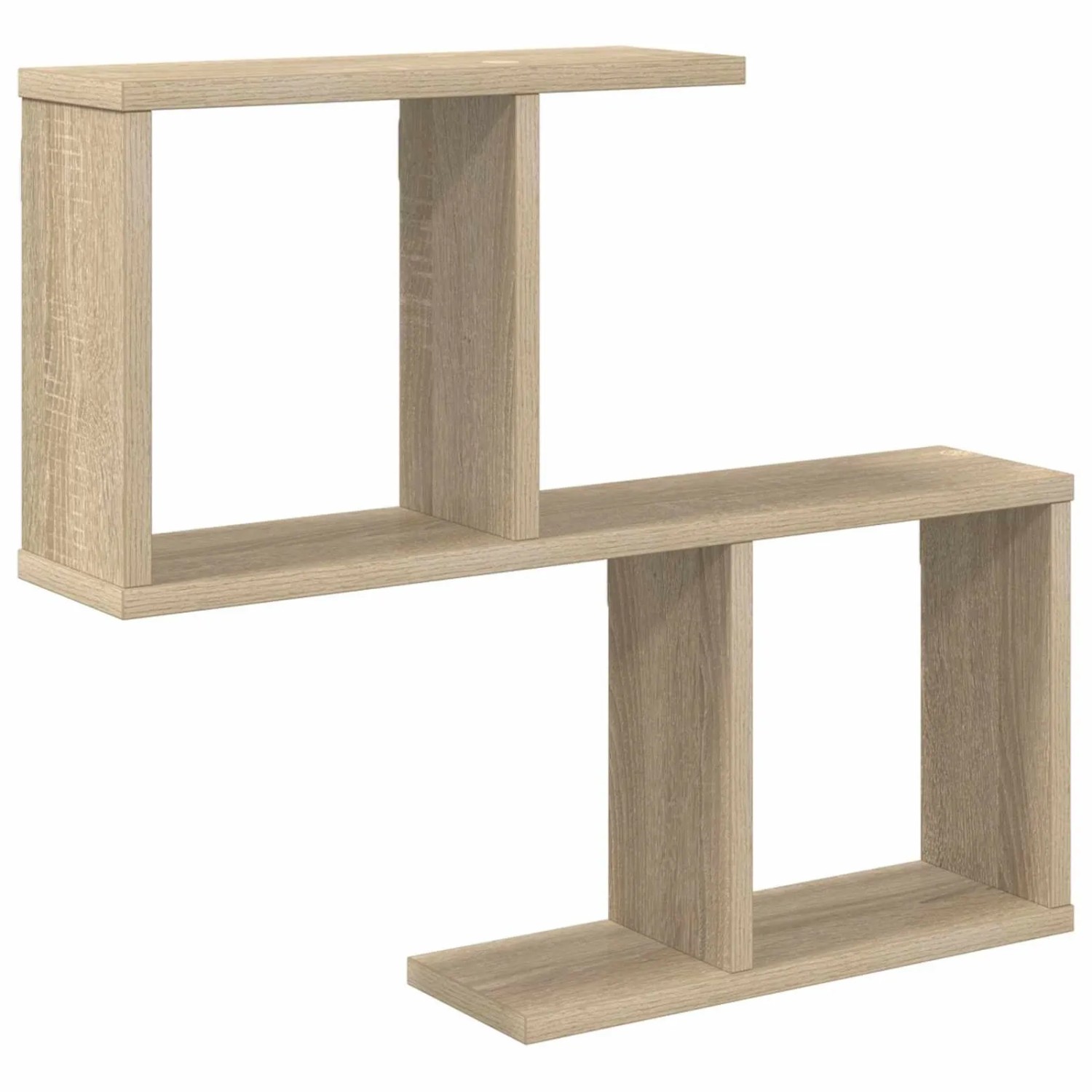 vidaXL Wandregal Sonoma-Eiche 60 x 12 x 50,5 cm Holzwerkstoff 8012262