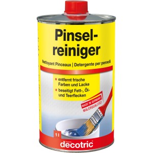 Decotric Pinselreiniger 1 l Dose zur Entfernung von Farbe, Lack, Öl und Teer.