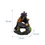 Relaxdays Aquariumdeko Korallenriff Polyresin Bunt 15 cm x 12 cm x 12 cm 0,22 kg_4