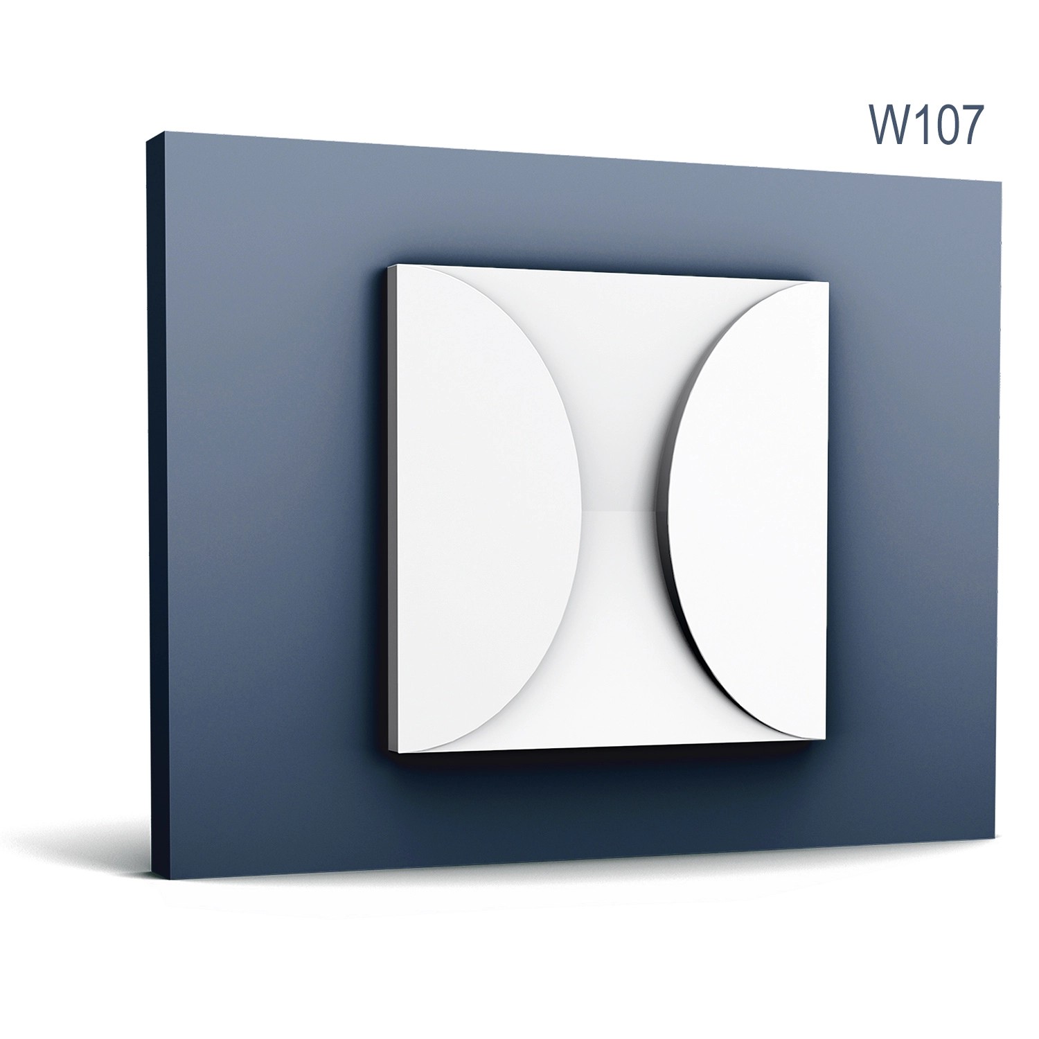 ORAC DECOR W107-Box 3D Wandpaneel, 5er Set, weiß. Modernes Zubehör für Paneele.