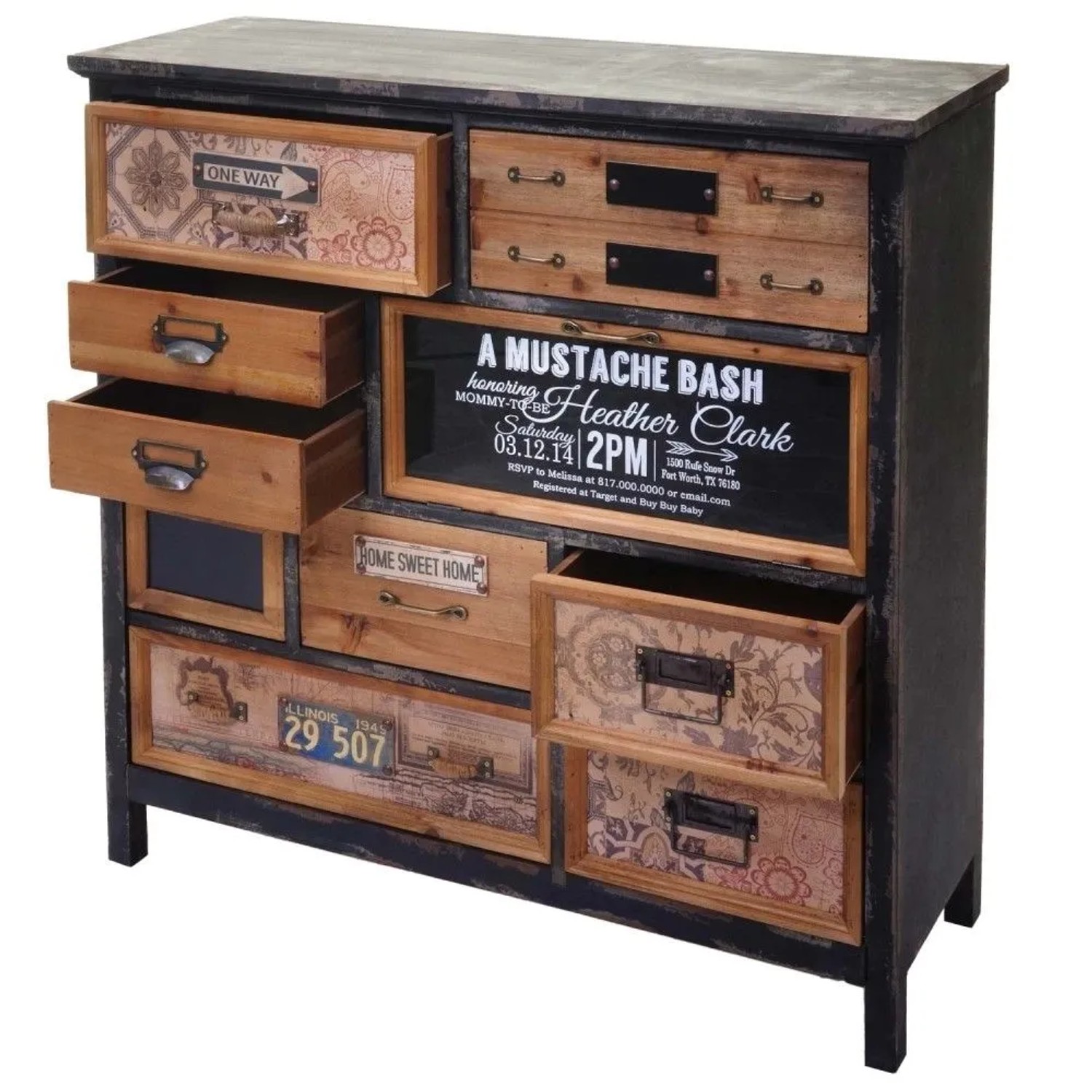 Mcw Apotheker-Schrank A43 90x90x32cm