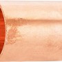 Löt-Muffe aus Kupfer, Durchmesser 22 mm, für die Verbindung von Kupferrohren.