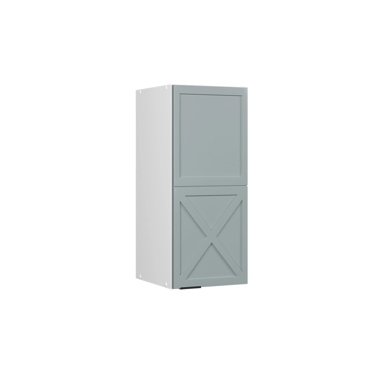 Vicco Küchenschränke Fame-Line Hängender Küchenschrank Hellblau-grau 30 cm