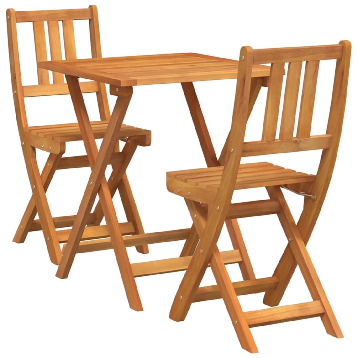 vidaXL 3-Teiliges Bistro-Set Klappbar aus Akazienholz 4105509 günstig online kaufen