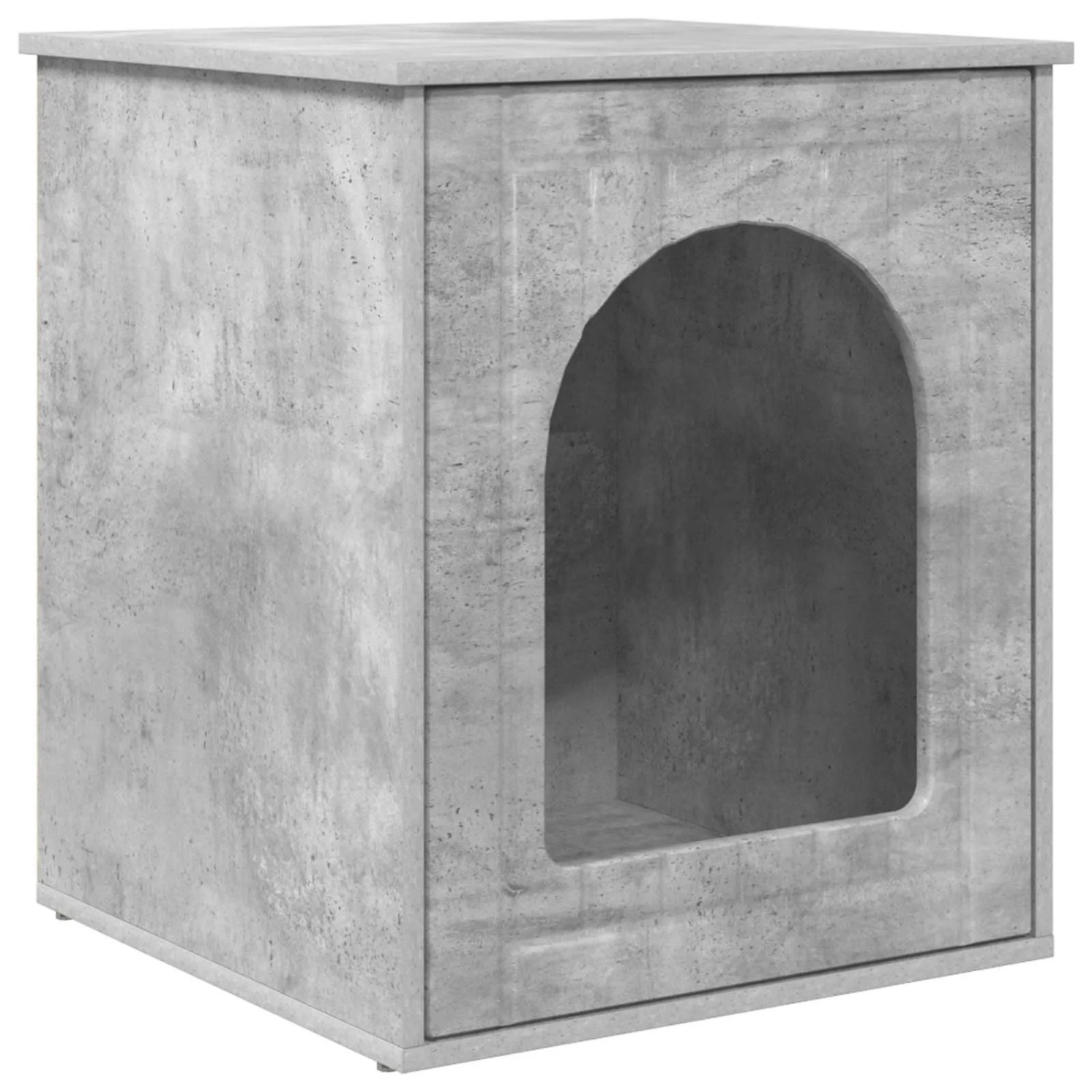 vidaXL Katzenhaus Beton 53 x 52 x 62 cm Holzwerkstoff 8000710