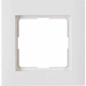 Kopp Abdeckrahmen in Reinweiß, Kunststoff, für Schalter und Taster.