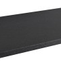 Fackelmann Waschtischplatte Oxford, 60,6 cm, in Schwarz mit Schieferstruktur.