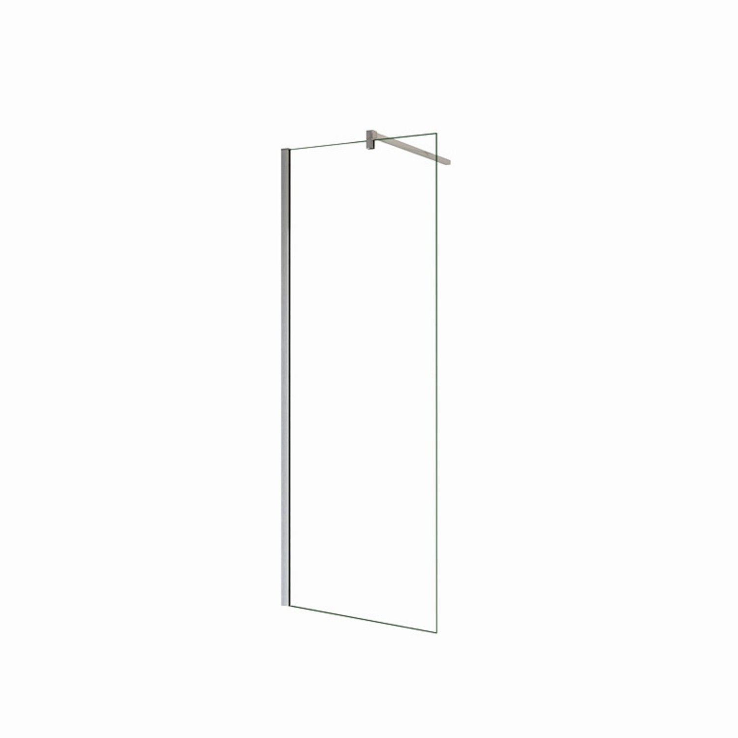 Duschparadies Walk in Dusche 100 x 200cm Duschwand mit 140cm Nano Glas10mm günstig online kaufen