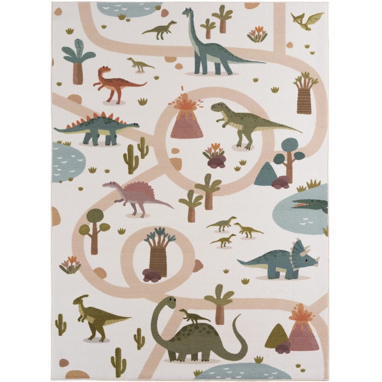 Ayyildiz Kinderteppich Coco 1131 Creme 80 cm x 150 cm