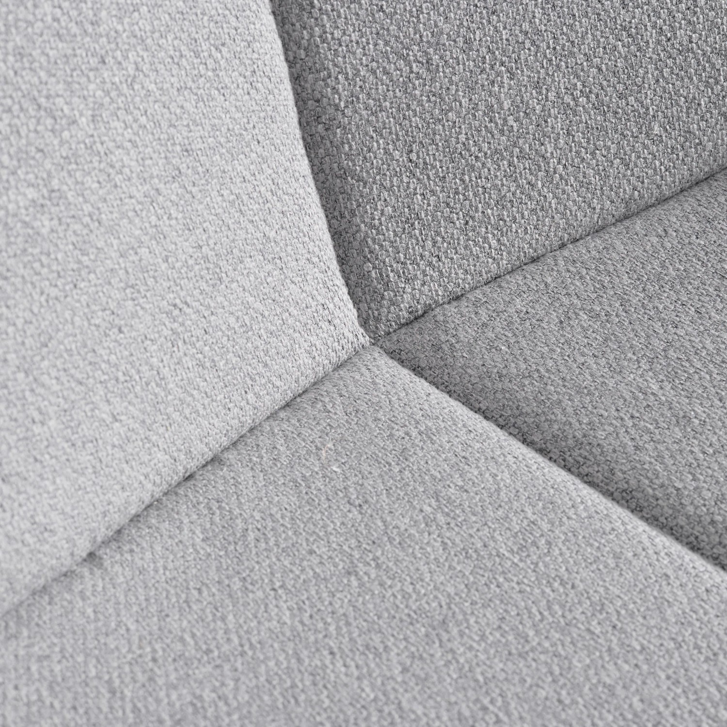 Bessagi Home Barhocker Nelo Grau Webstoff Gepolstert_8