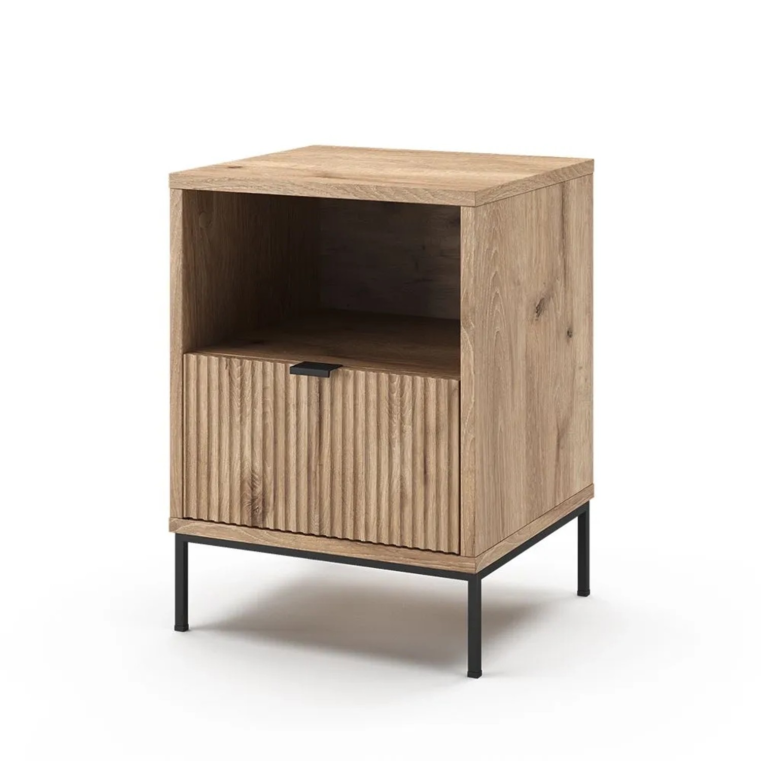 Vicco Nachttisch Eliza Viking Oak 40 x 55 mit 1 Schublade Art Nr 56205