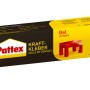 Pattex Kraftkleber Gel Compact, 125g Tube, transparent. Flexibler Kleber für präzises Auftragen.