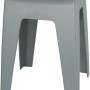 Grauer Wenko Badhocker Kumba aus Kunststoff, 47x38x32 cm, ideal für Bad & Haushalt.