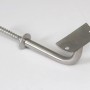 Handlaufschraube mit Halbschale aus Edelstahl V2A, Zubehör für Treppengeländer.