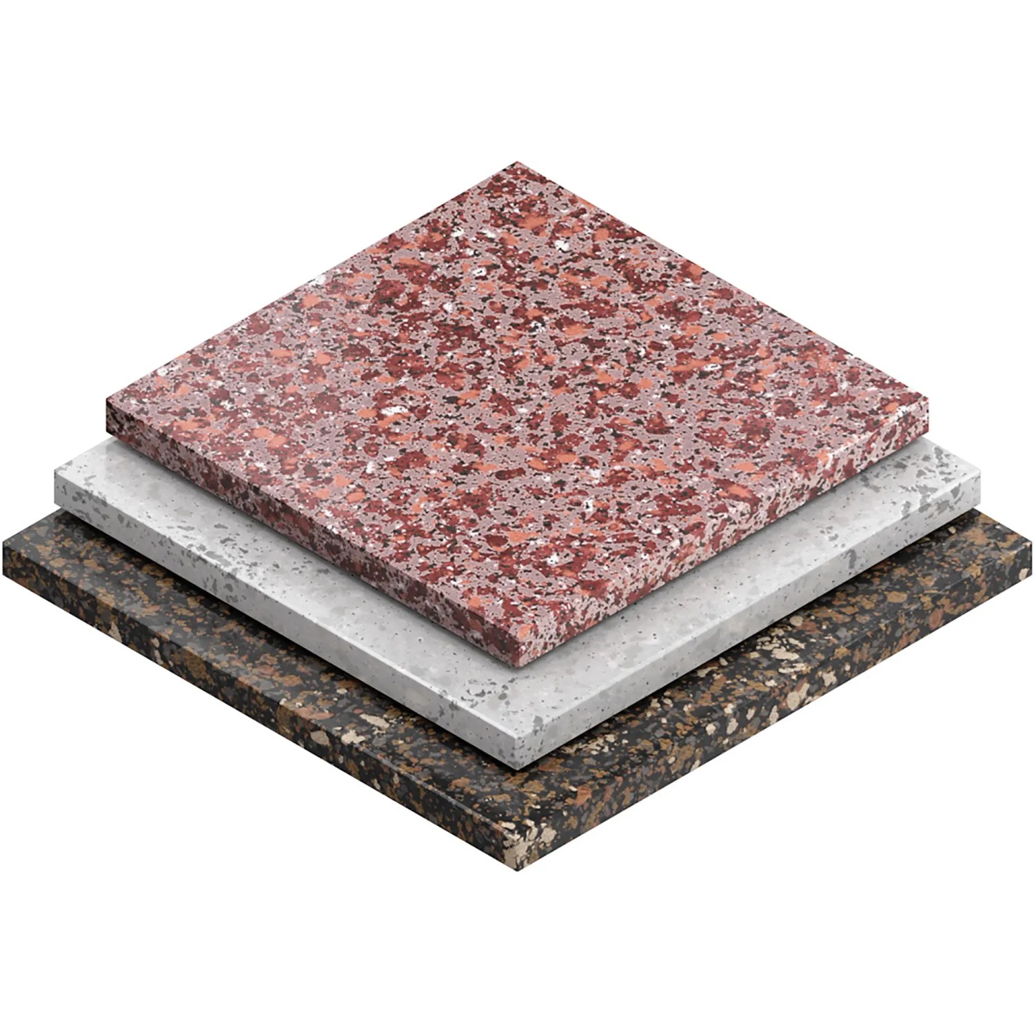 Fliesenbohrer Bosch Expert Hard Keramik, verschiedene Farben und Texturen.