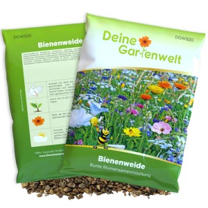 Deine Gartenwelt Bienenweide Blumenmischung, 100g Samen im Beutel.