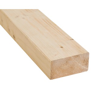 Konstruktionsvollholz Fichte/Tanne, 80x160x4000 mm, für den Holzbau.