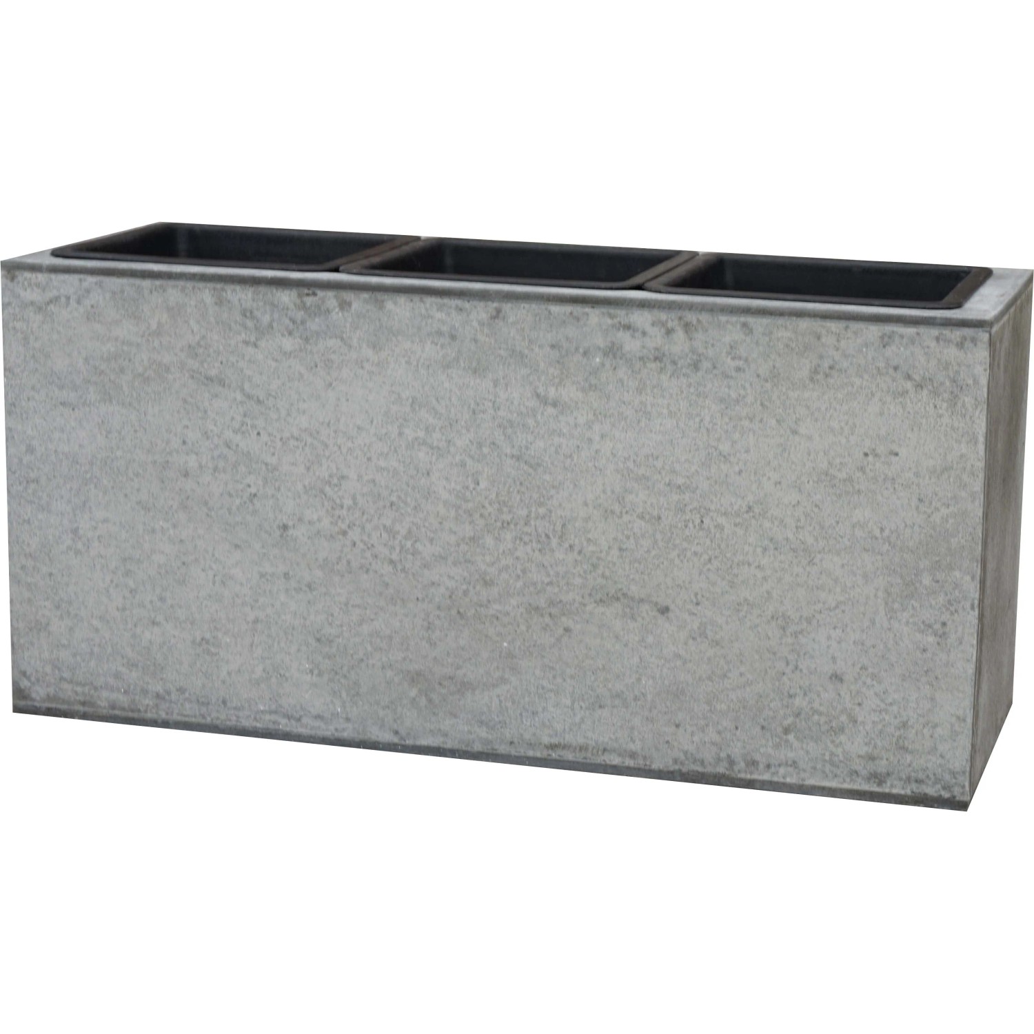 Blumenkasten 66 cm x 24 cm x 32 cm Grau kaufen bei OBI