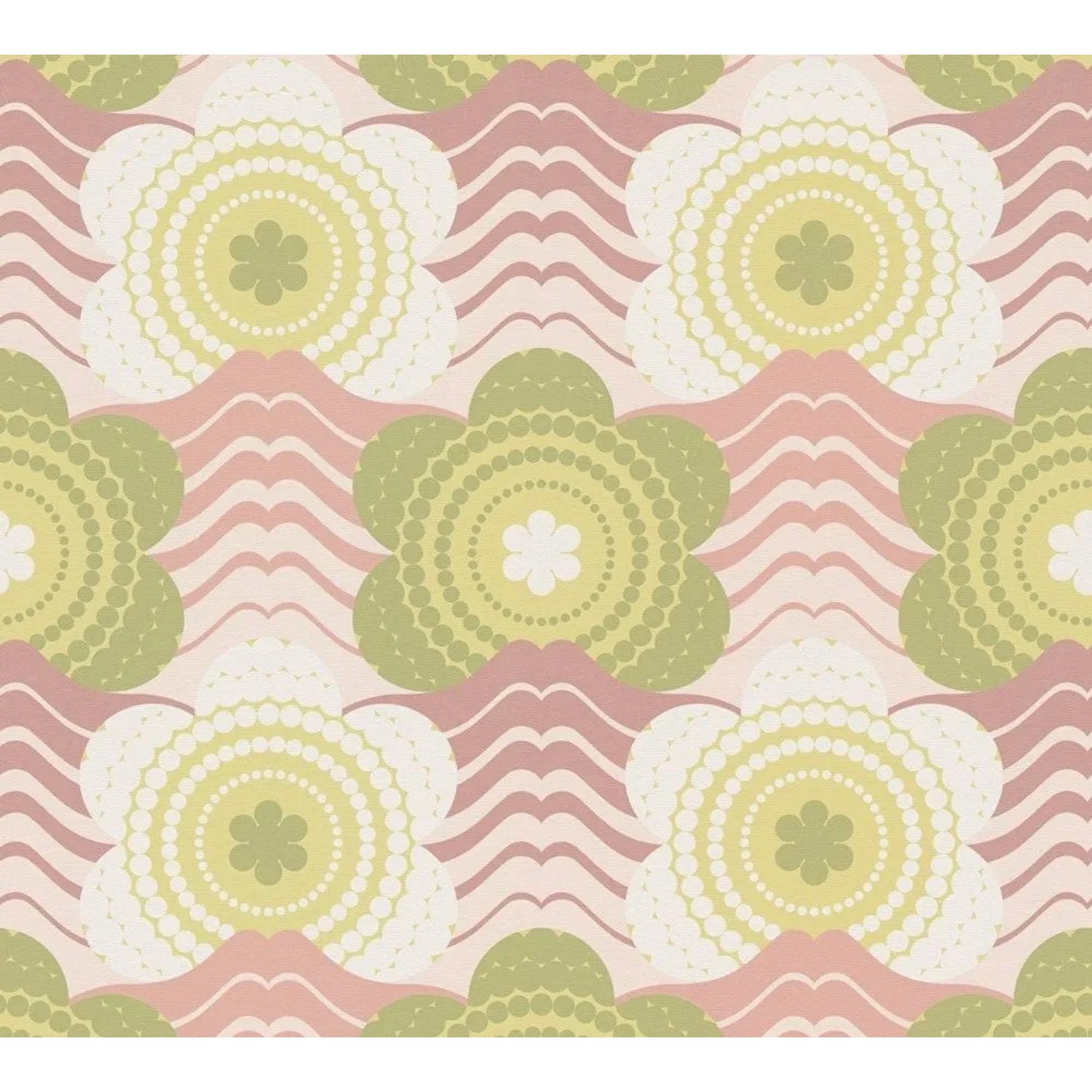 Tadessi Tapete Floral M1-No.10943 Vliestapete in Rosa