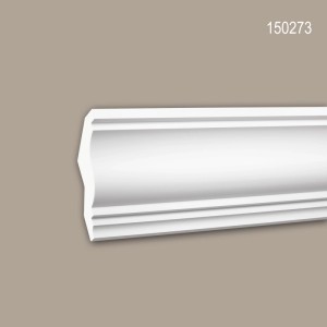 PROFHOME Eckleiste 150273, 8 m Set aus weißen Zierleisten für Paneele.