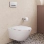 Villeroy & Boch Elements Tender Toilettenpapierhalter Ohne Deckel Zur Wandmontage Runder WC-Papierhalter Zink Chrom_3