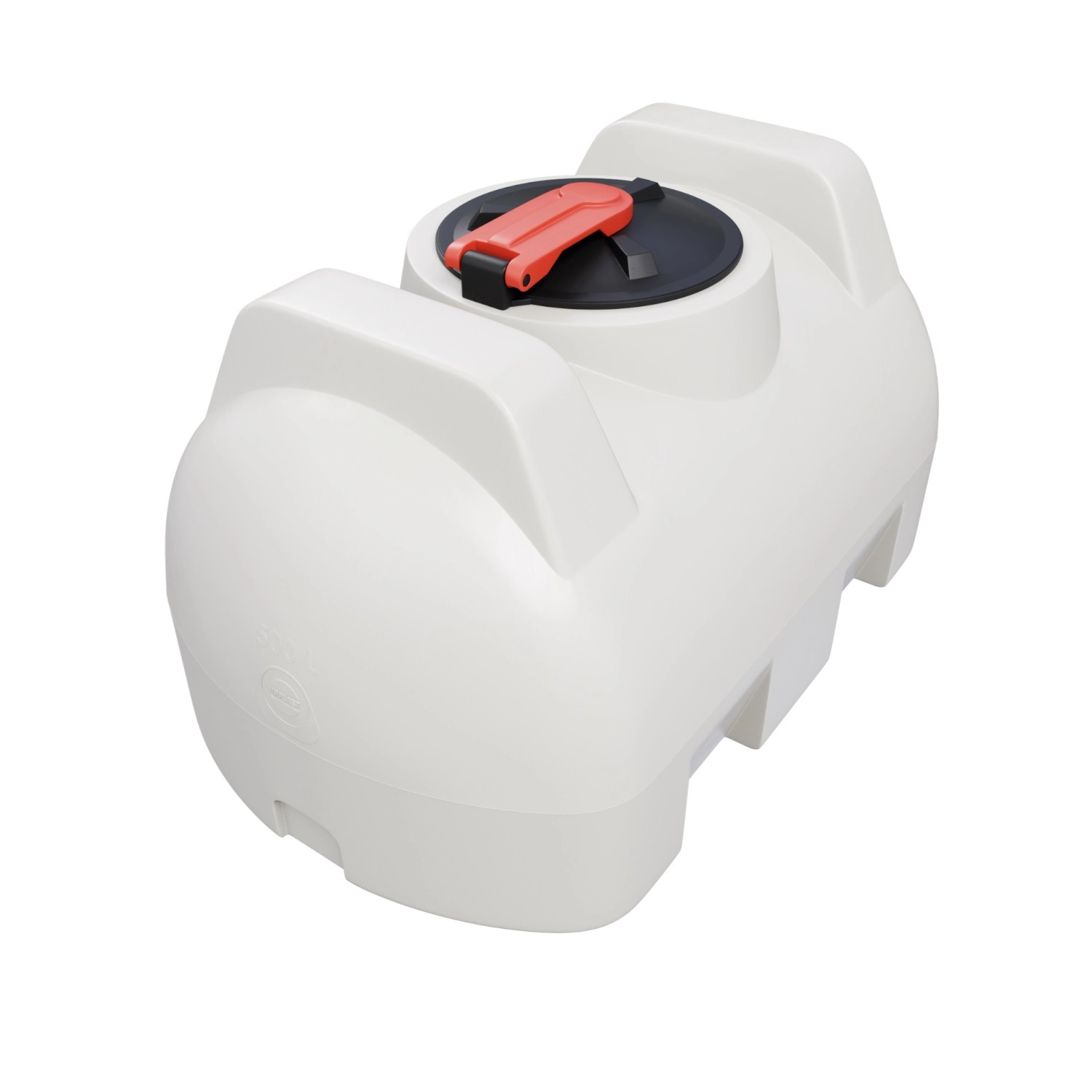 KMND 500L Horizontal Trinkwasser Wassertank Transport Weiß