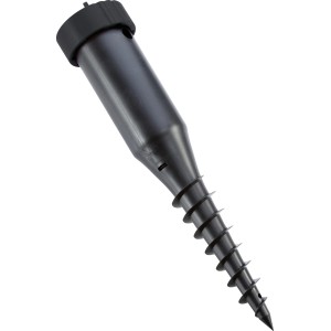 Leifheit Zentrier-Bodendübel für Wäschespinnen, aus Kunststoff mit Eindrehstange.